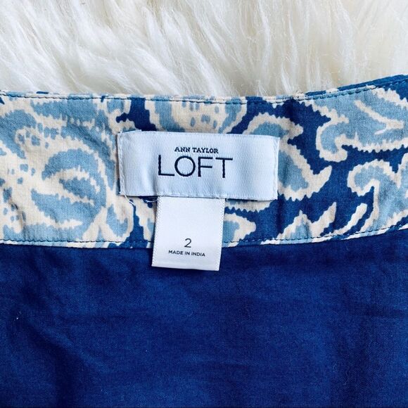 LOFT embellished neckline DRESS - Picture 4 of 6